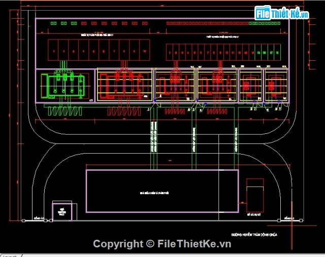 Bản vẽ,File cad,Trạm biến áp,bản vẽ cad,trạm biến áp Bình Triệu